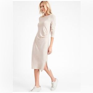 Banana Republic Ruched-Side Knit Dress